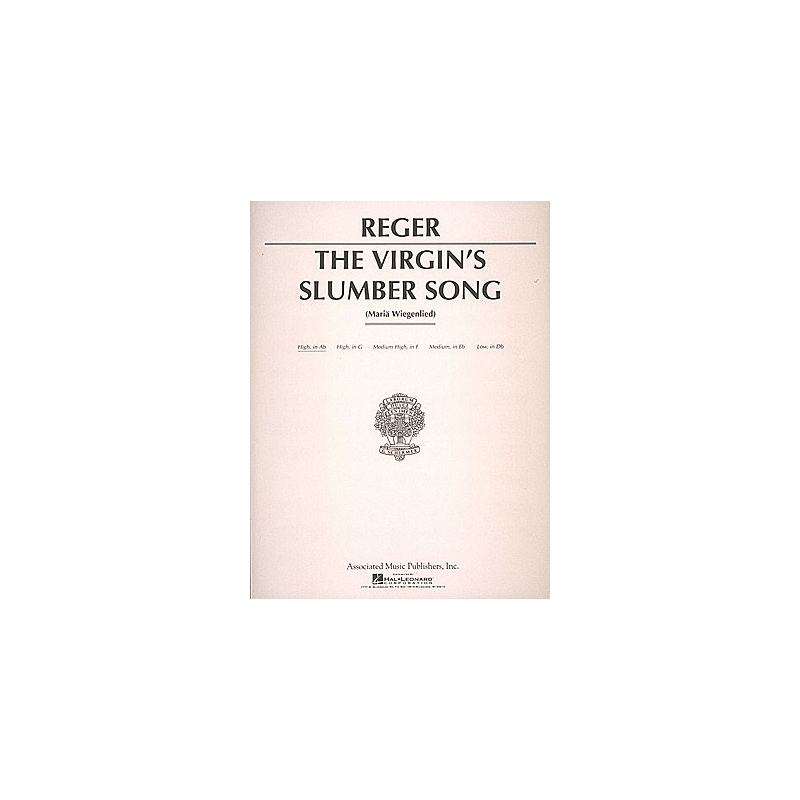 Reger, Max - Virgin's Slumber Song