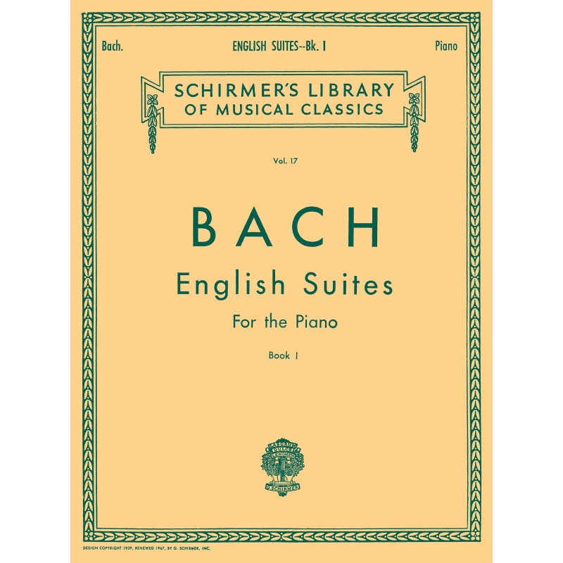 Bach, J.S - English Suites Book 1