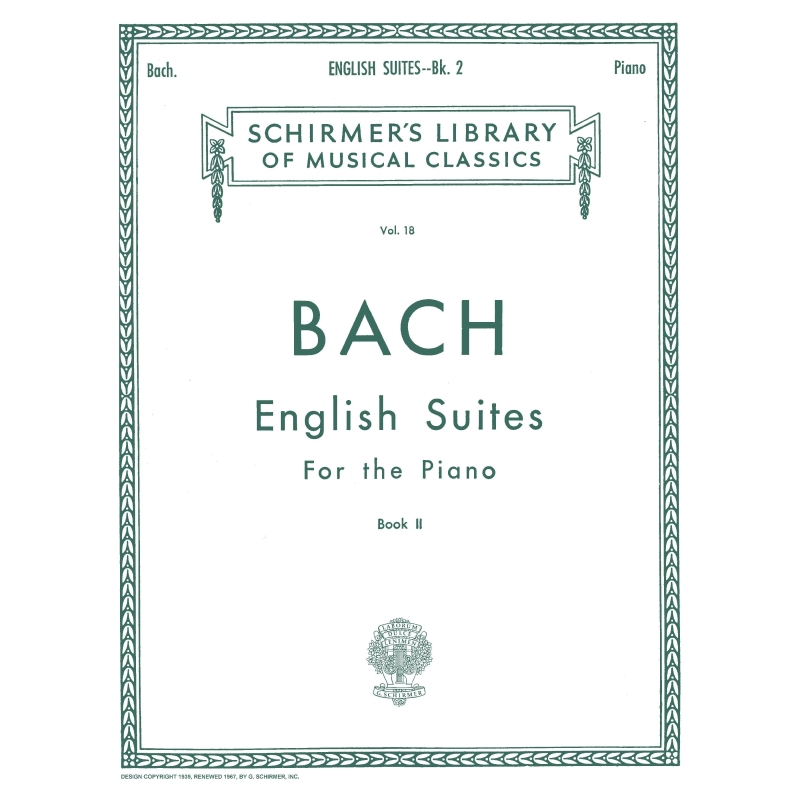 Bach, J.S - English Suites Book 2
