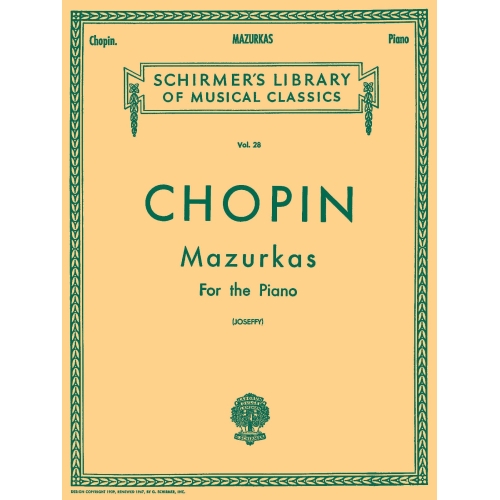 Chopin, Frédéric - Mazurkas