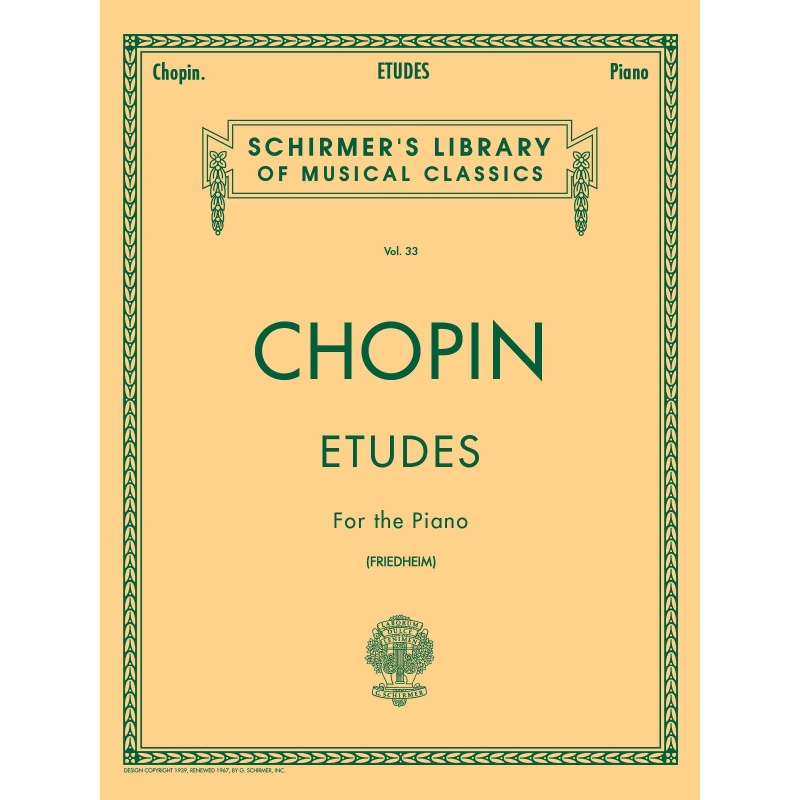 Frederic Chopin: Etudes (Friedheim)