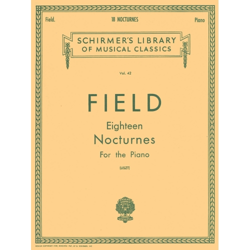 John Field: Eighteen Nocturnes For The Piano