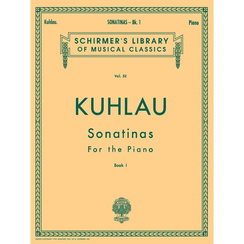 Kuhlau, Friedrich - Sonatinas - Book 1