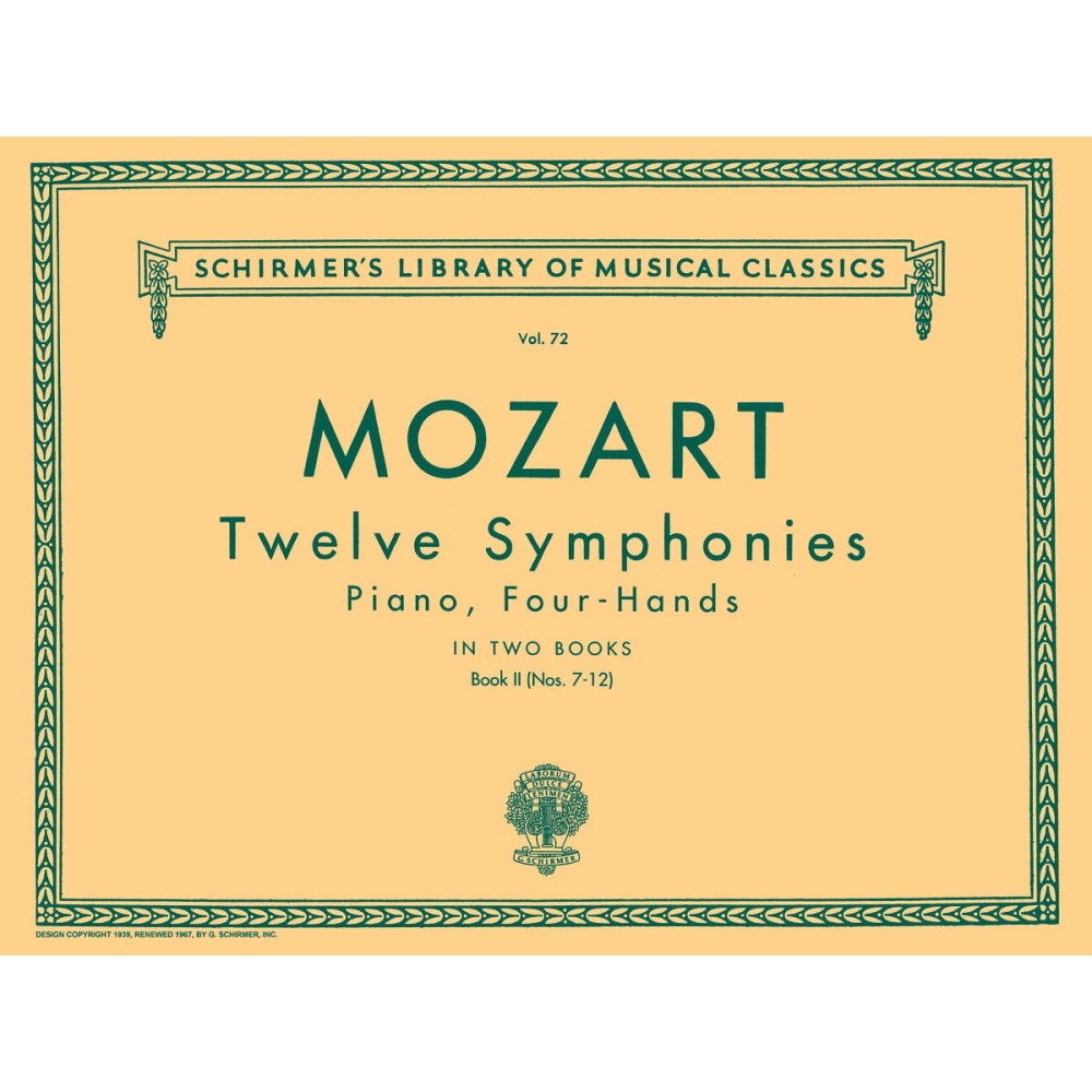 Mozart, Wolfgang Amadeus - 12 Symphonies - Book 2: Nos. 7-12