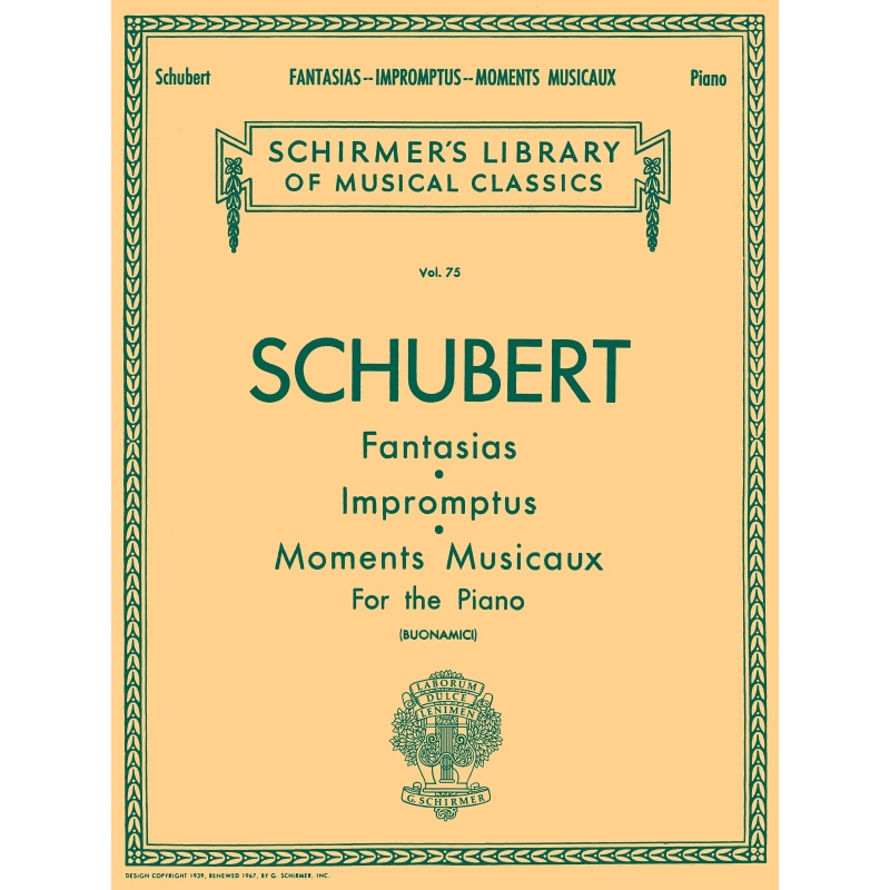 Schubert, Franz - Fantasias, Impromptus And Moments Musicaux