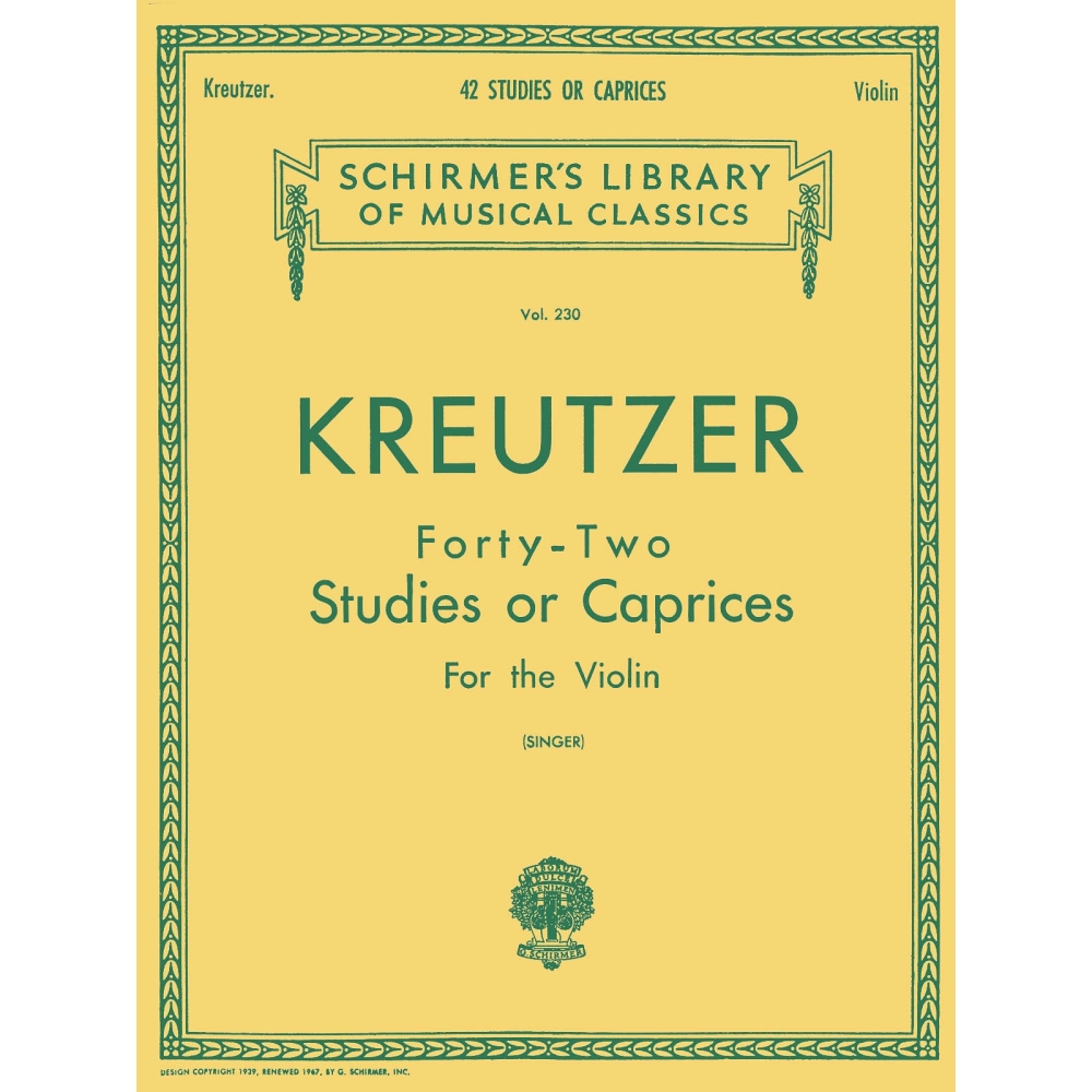 Kreutzer - 42 Studies or Caprices