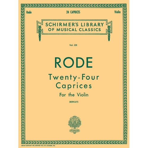 Pierre Rode - 24 Caprices