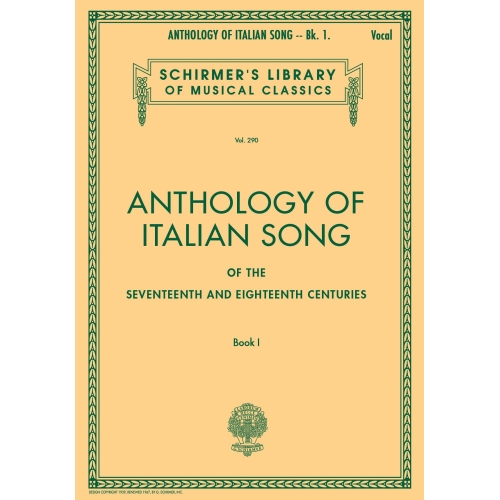 Anthology of Italian Song...