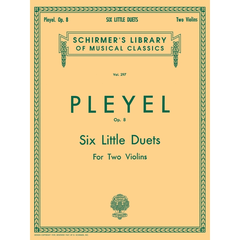 Pleyel, Ignace - Six Little Duets, Op. 8