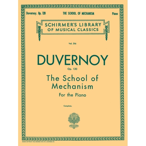 Duvernoy, Jean-Baptiste - School of Mechanism, Op. 120