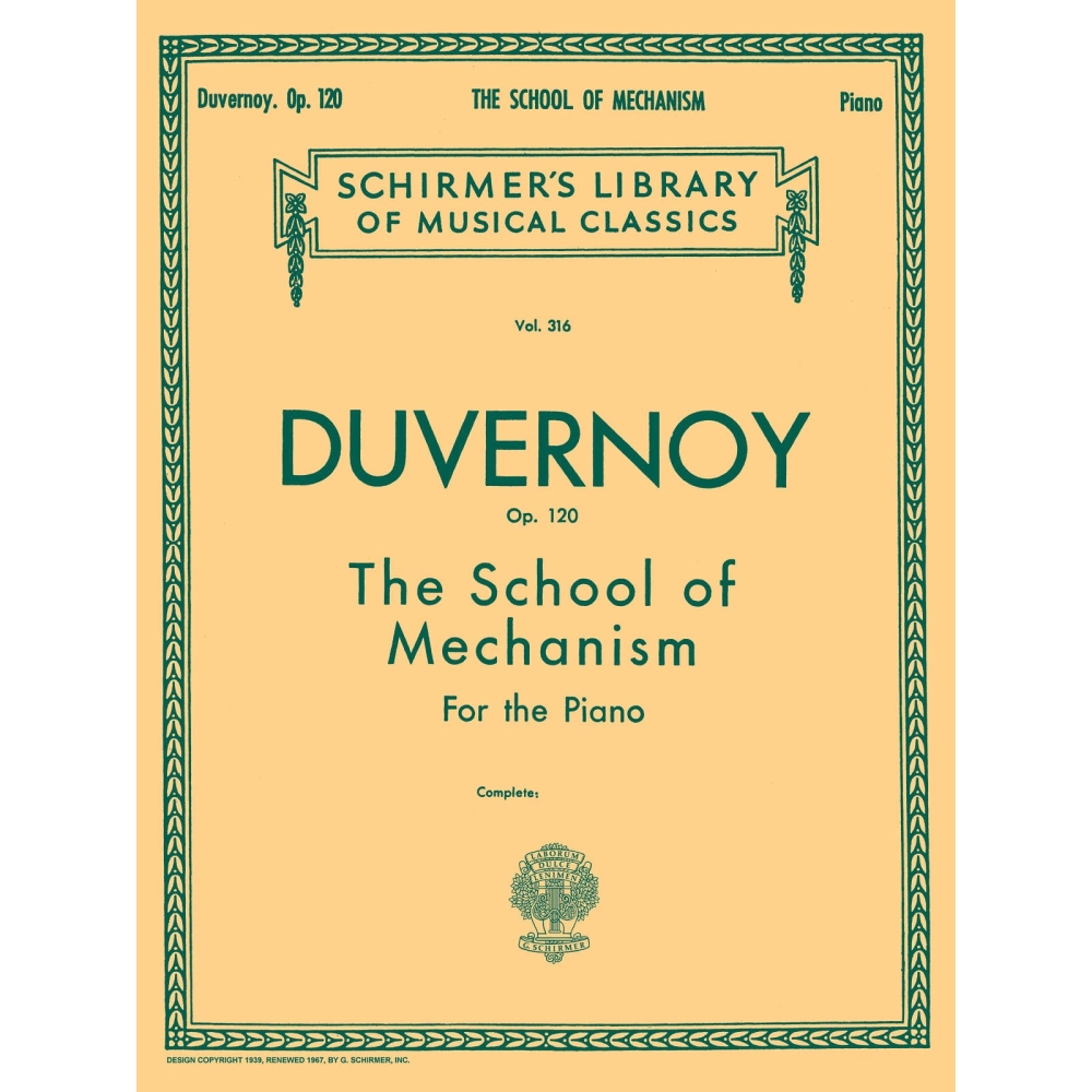 Duvernoy, Jean-Baptiste - School of Mechanism, Op. 120