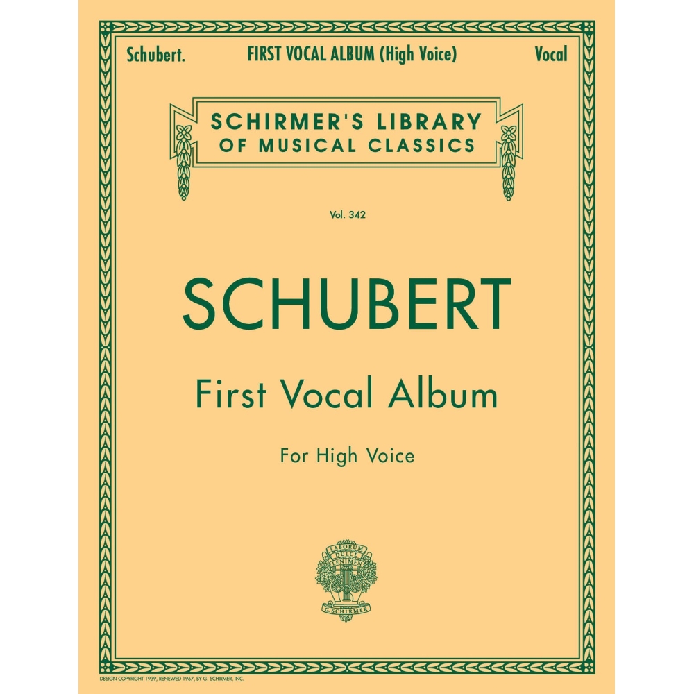 Schubert, Franz - First Vocal Album
