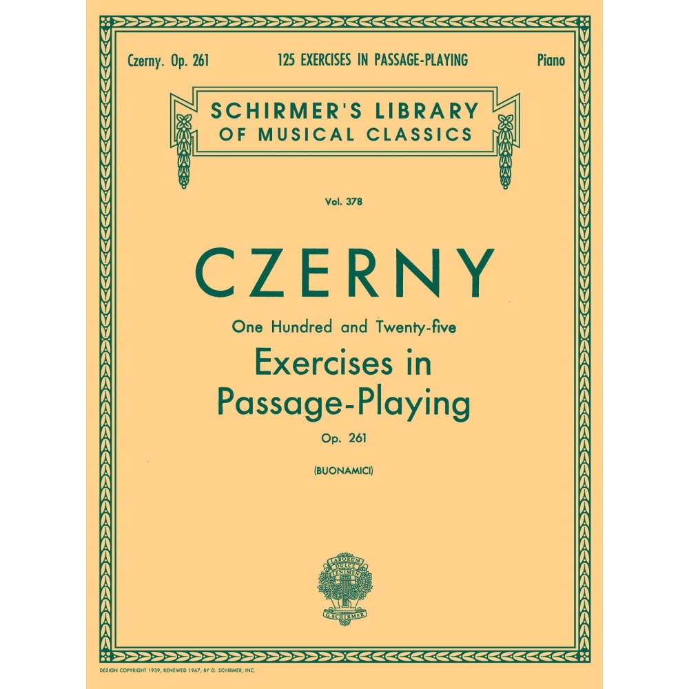 Czerny, Carl - 125 Exercises in Passage Playing, Op. 261