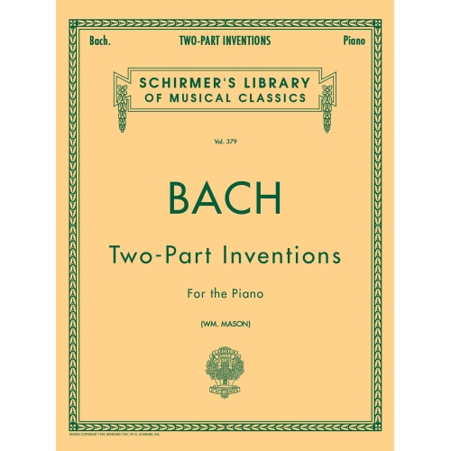 Bach, J.S - 15 Two-Part...