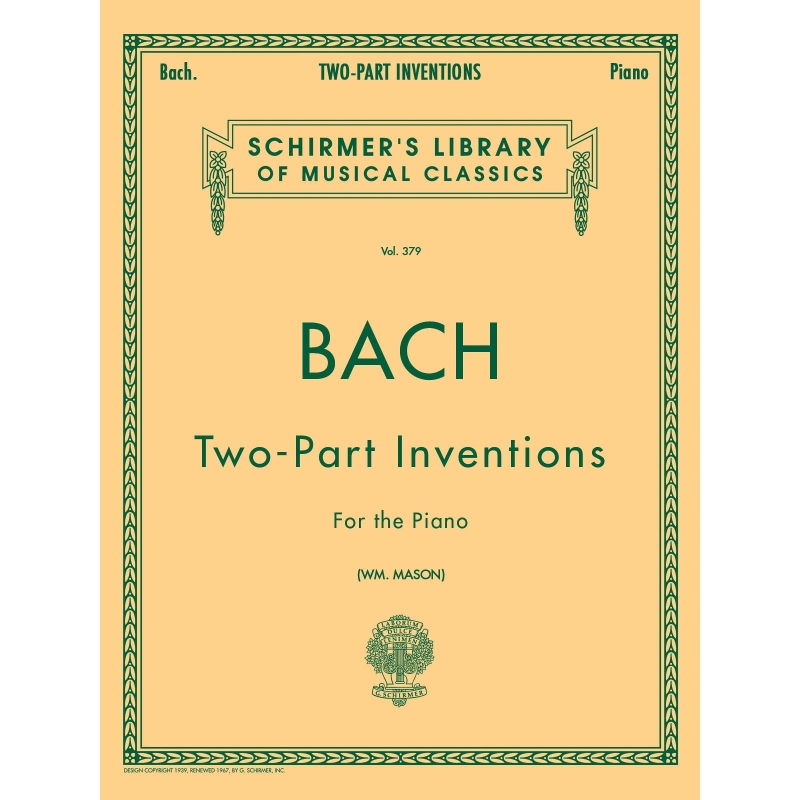 Bach, J.S - 15 Two-Part Inventions