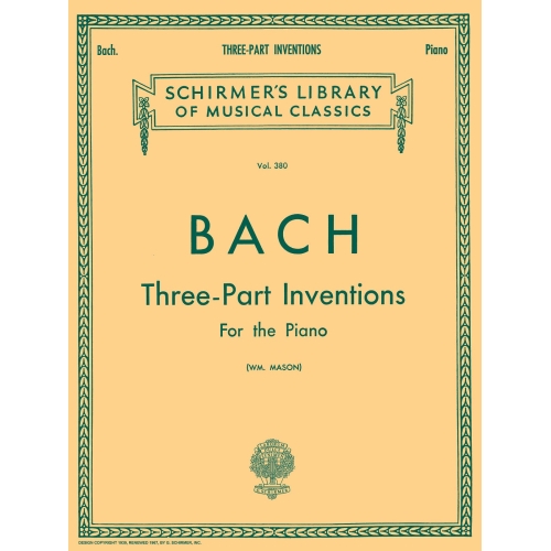 Bach, J.S - 15 Three-Part...