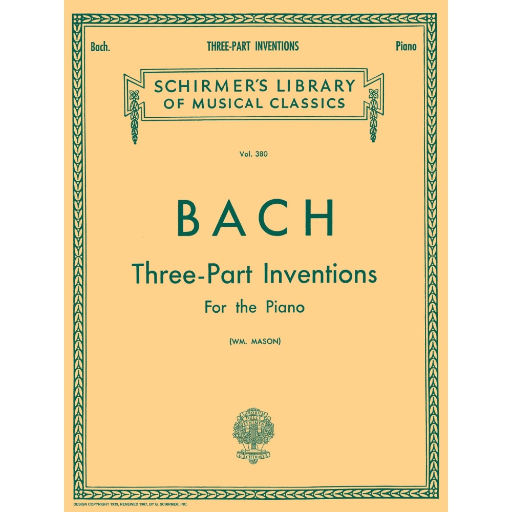 Bach, J.S - 15 Three-Part Inventions