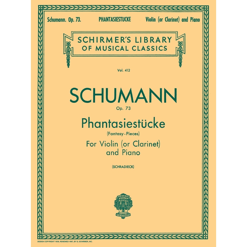 Schumann, Robert - Phantasiestücke (Fantasy Pieces)