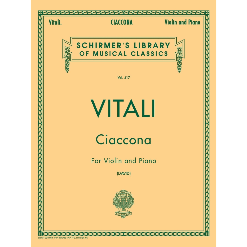 Vitali, Tomaso Antonio - Ciaccona