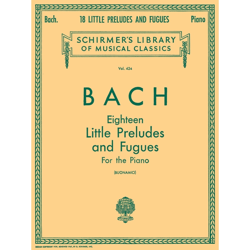Bach, J.S - 18 Little Preludes and Fugues
