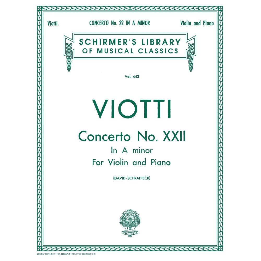 Viotti, Giovanni Battista - Concerto No. 22 in A Minor
