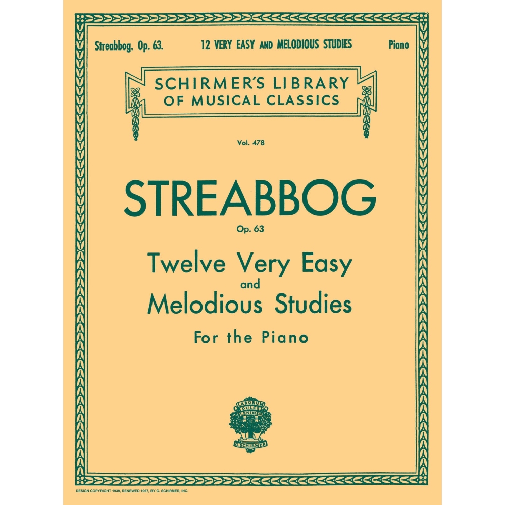 Streabbog, Louis - 12 Very Easy and Melodious Studies, Op. 63