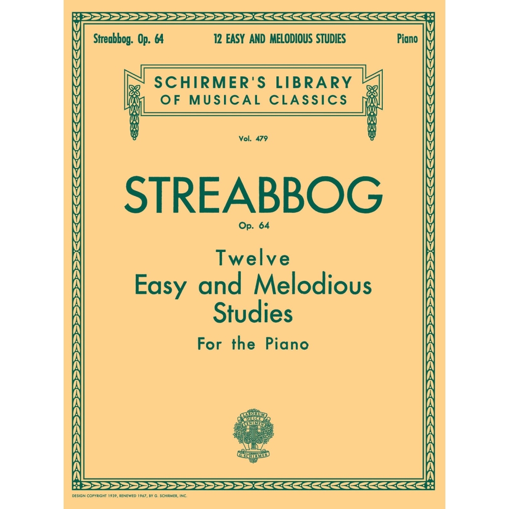 Streabbog, Louis - 12 Easy and Melodious Studies, Op. 64 (Grade 2)