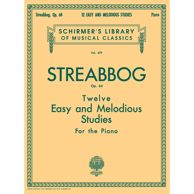 Streabbog, Louis - 12 Easy and Melodious Studies, Op. 64 (Grade 2)
