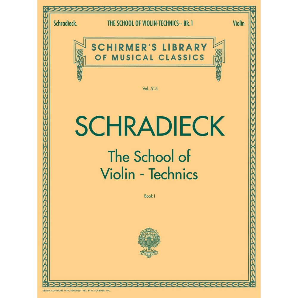 Schradieck, Henry - School of Violin Technics - Book 1