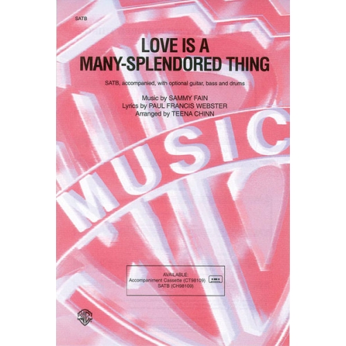 Fain, Sammy - Love Is a Many-Splendored Thing