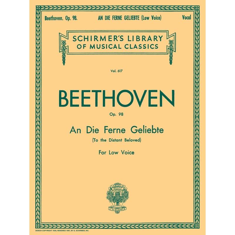 Beethoven, L.v - An Die Ferne Geliebte Op. 98