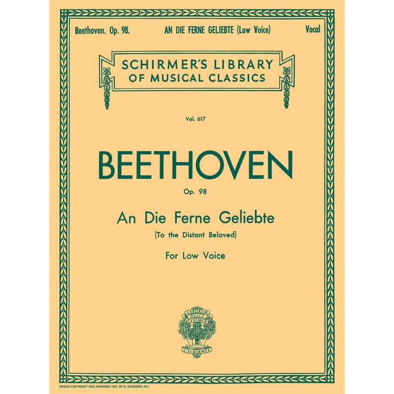 Beethoven, Ludwig - An Die Ferne Geliebte Op.98