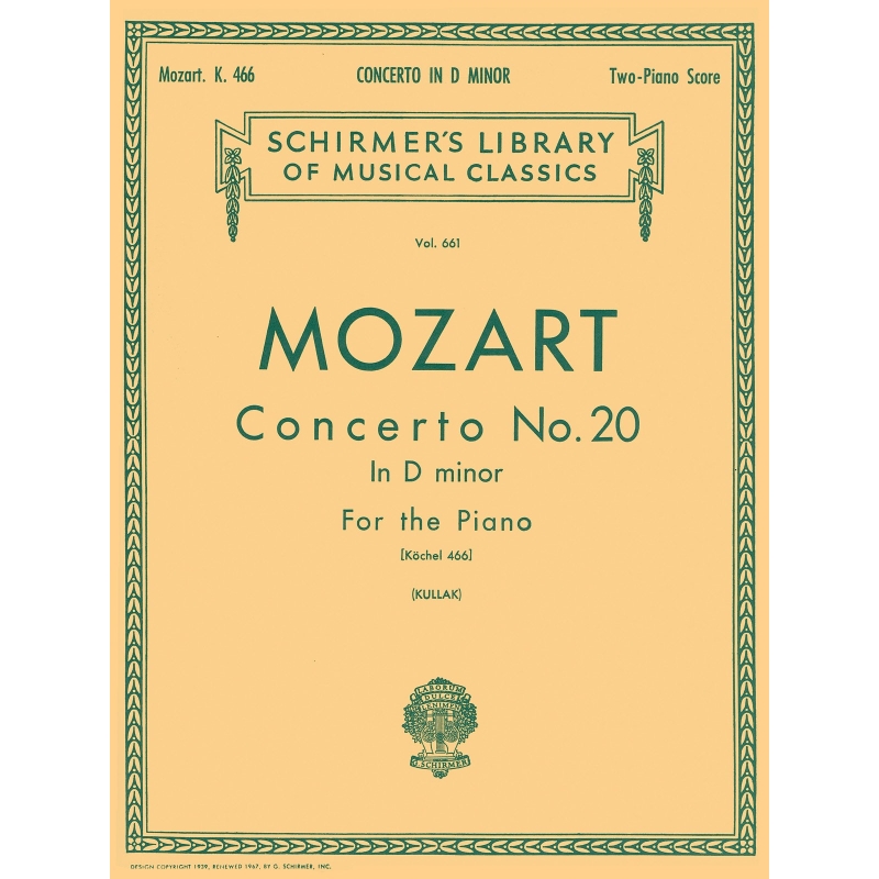Mozart, W.A - Concerto No. 20 in D Minor, K.466