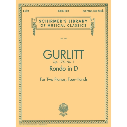 Gurlitt, Cornelius - Rondo in D, Op. 175, No. 1 (set)