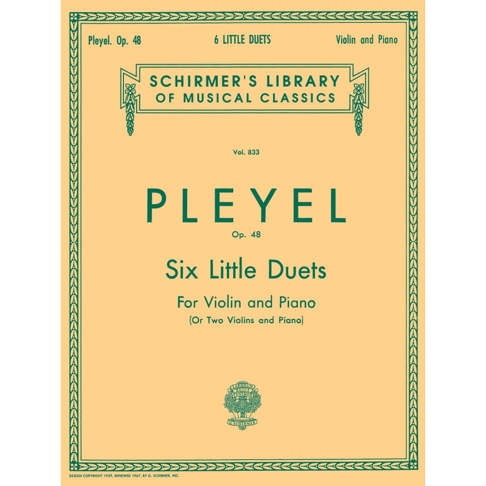 Pleyel, Ignace - Six Little Duets, Op. 48
