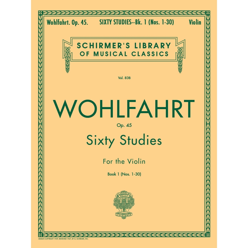 Wohlfahrt - 60 Studies, Op. 45 - Book 1