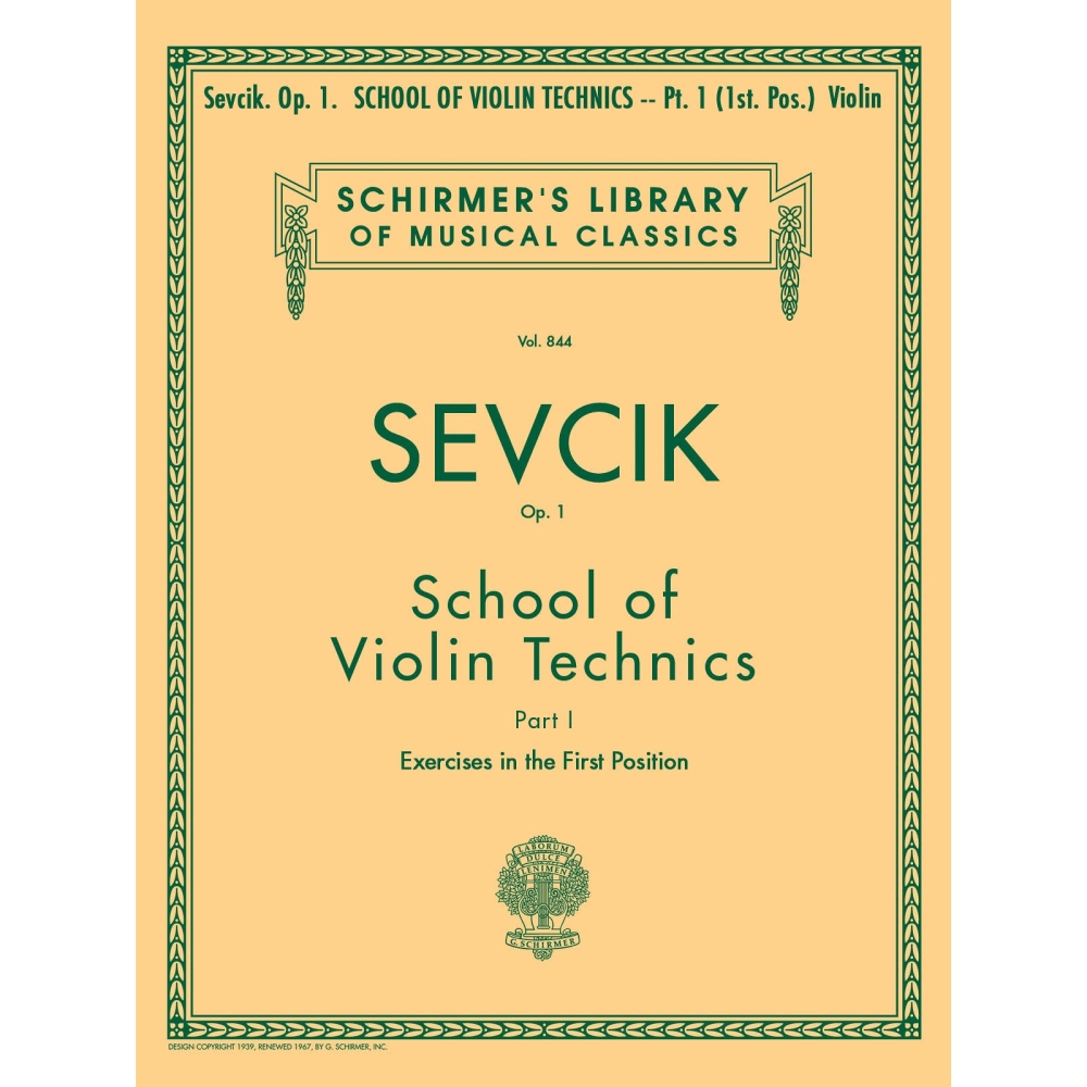 Sevcik, Otakar - School of Violin Technics, Op. 1 - Book 1