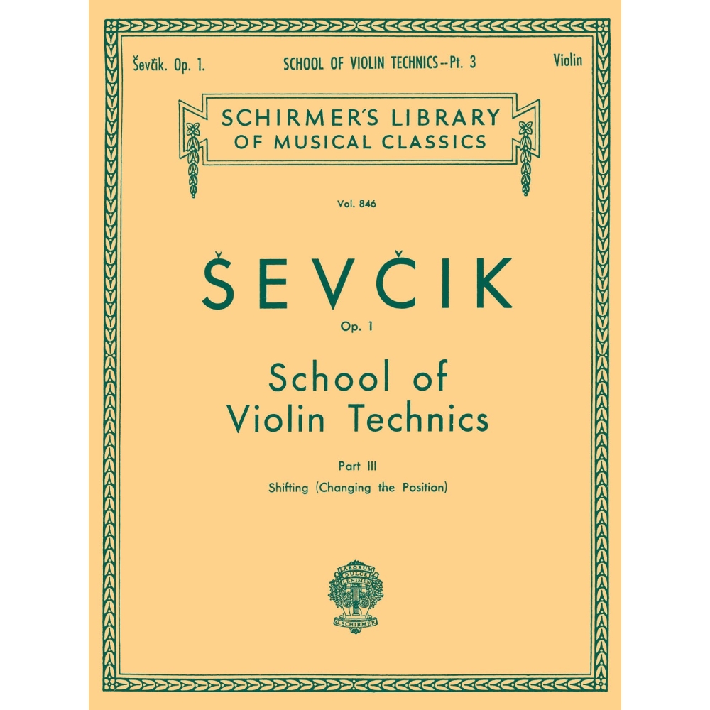 Sevcik, Otakar - School of Violin Technics, Op. 1 - Book 3