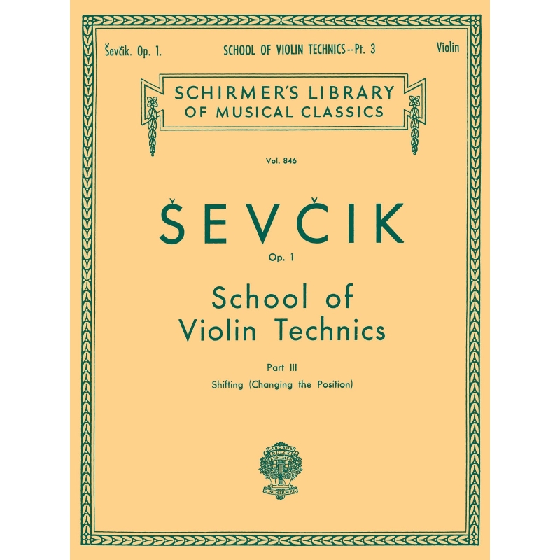 Sevcik, Otakar - School of Violin Technics, Op. 1 - Book 3