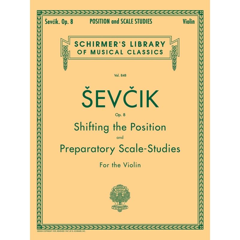 Sevcik, Otakar - Shifting the Position