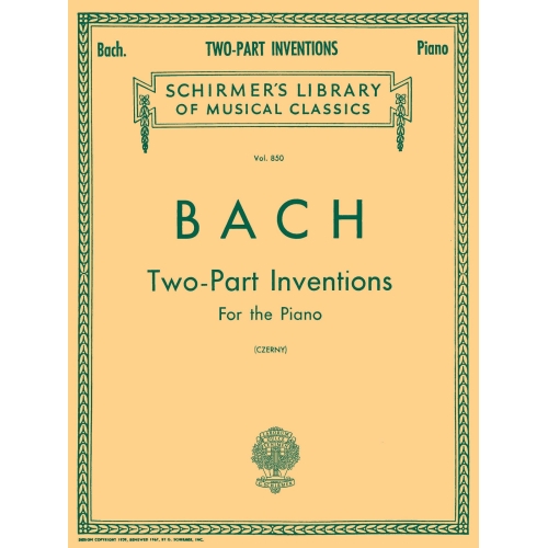 Bach, J.S - 15 Two-Part...