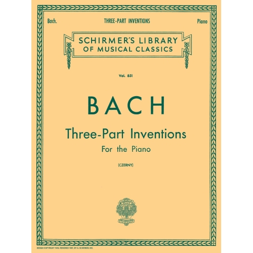 Bach, J.S - 15 Three-Part...