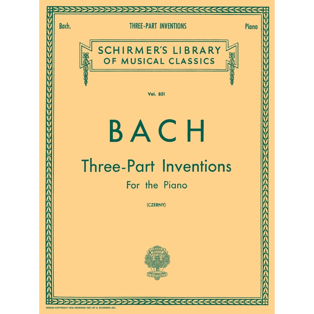 Bach, J.S - 15 Three-Part Inventions