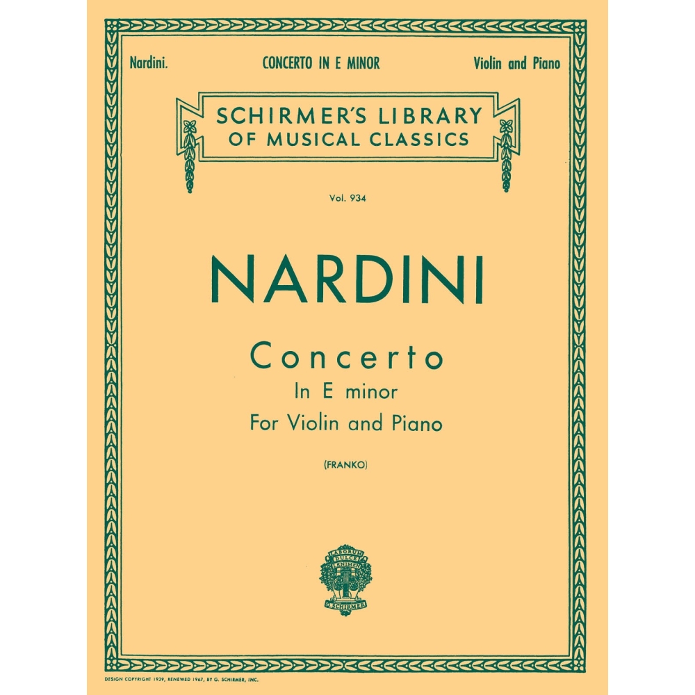 Nardini, Pietro - Concerto in E minor