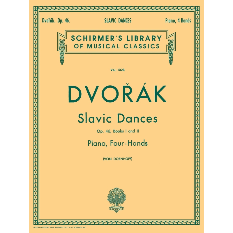 Dvořák, Antonín - Slavonic Dances, Op. 46 - Books 1 & 2