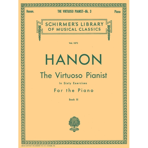 Hanon, Charles-Louis - Virtuoso Pianist in 60 Exercises - Book 3