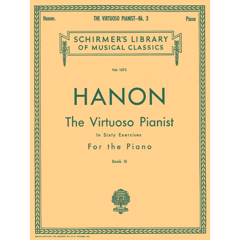 Hanon, Charles-Louis - Virtuoso Pianist in 60 Exercises - Book 3