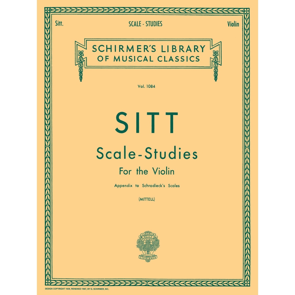 Sitt, Hans - Scale Studies for Violin
