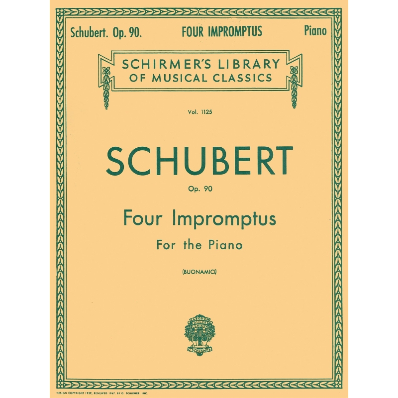 Schubert, Franz - 4 Impromptus, Op. 90