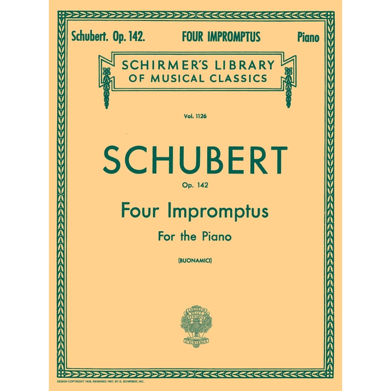 Schubert, Franz - 4 Impromptus, Op. 142